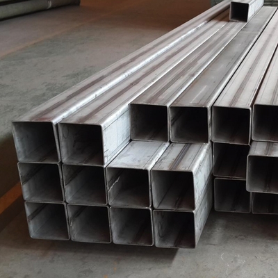 ASTM 이음새가 없는 녹슬지 않는 사각 파이프 AISI SS310 6000 밀리미터