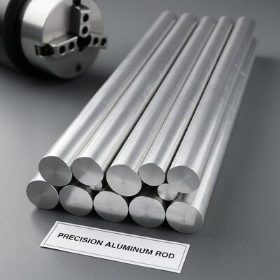 정밀성 고형 원형 알루미늄 막대 ±0.1mm 허용력 CNC 가공에 대한 높은 경화 저항력
